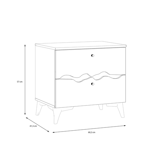 Нощно шкафче КЕНИЯ