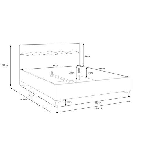 Легло КЕНИЯ 160х200