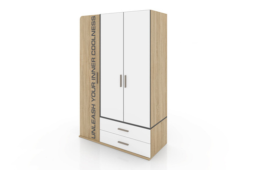 Трикрилен гардероб СИТИ 1043