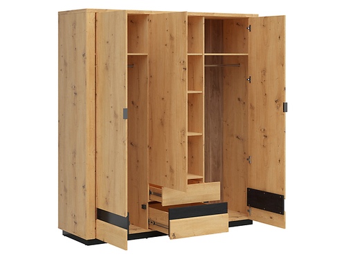 Трикрилен гардероб ОСТИА SZF3D2S