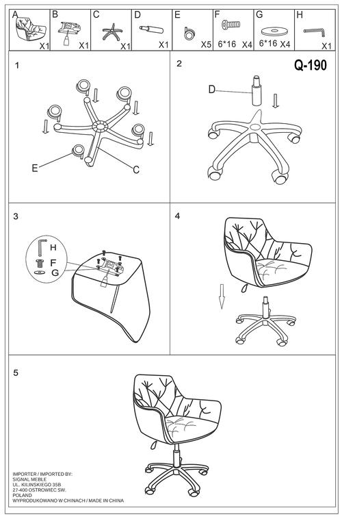 Офис стол Q-190
