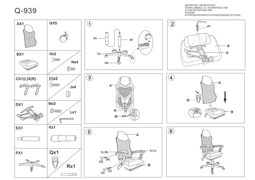 Офис кресло Q-939