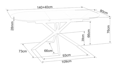 Трапезна маса ГАСТОН
