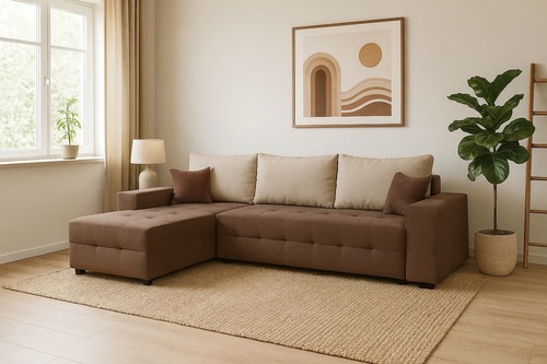 Ъглов диван КОРНЕР ЛУКС универсален