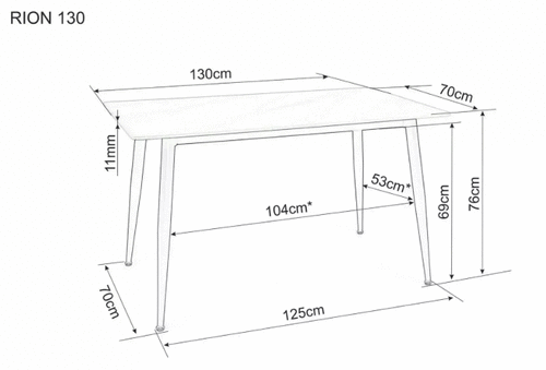 Трапезна маса Рион