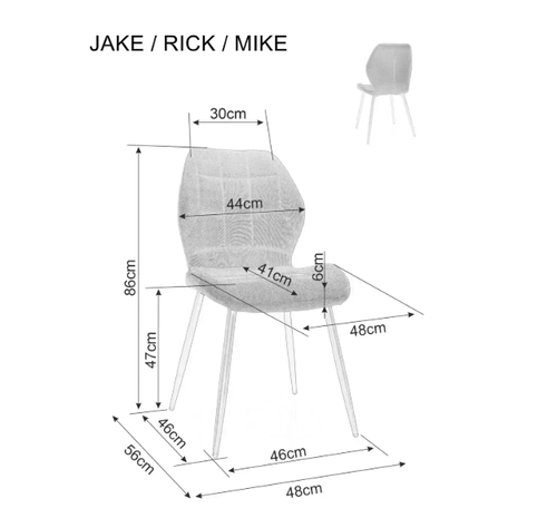 Трапезен стол ДЖАК