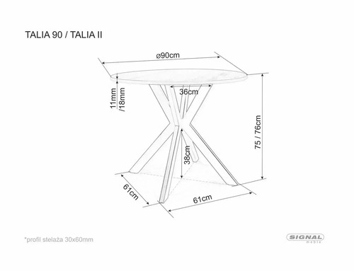 Трапезна маса ТАЛИА 