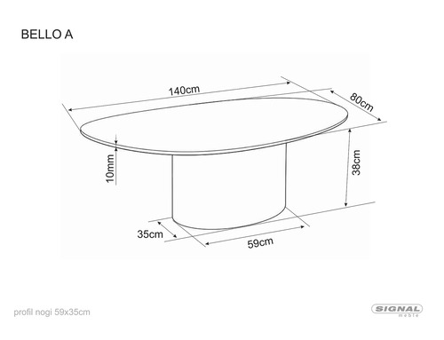 Холна маса БЕЛЛО А КЕРАМИК