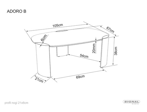 Холна маса АДОРО В КЕРАМИК