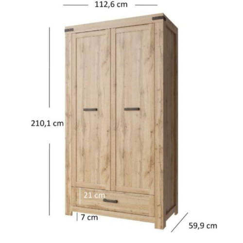 Гардероб МОРТИЗ  2D1S