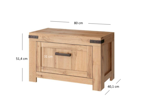 Шкаф за обувки  МОРТИЗ BUT_1K