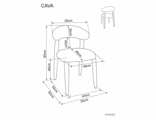 Трапезен стол КАВА