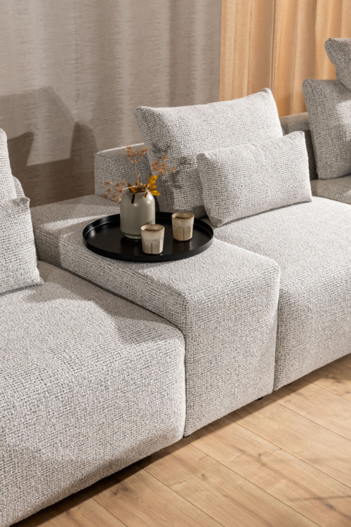 Модулен диван БАСТИА OBL+1.5+PANEL+1.5+R+1.5KP
