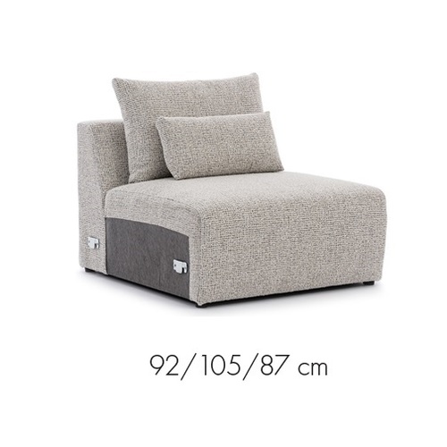 Модулен диван БАСТИА OBL+1.5+PANEL+1.5+R+1.5KP