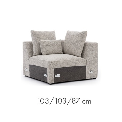 Модулен диван БАСТИА OBL+1.5+PANEL+1.5+R+1.5KP